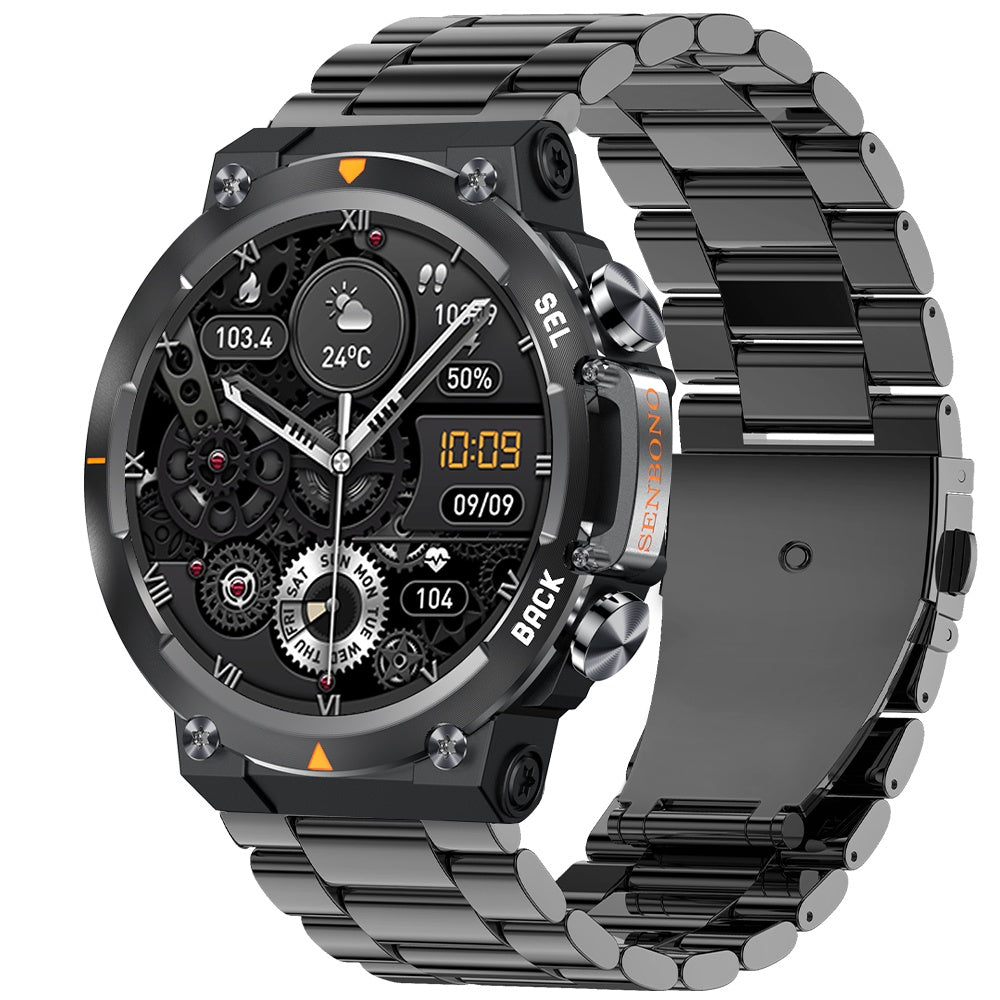 MAX18™ Smartwatch for Men AMOLED Display, Bluetooth Calling & AI Voice Assistant