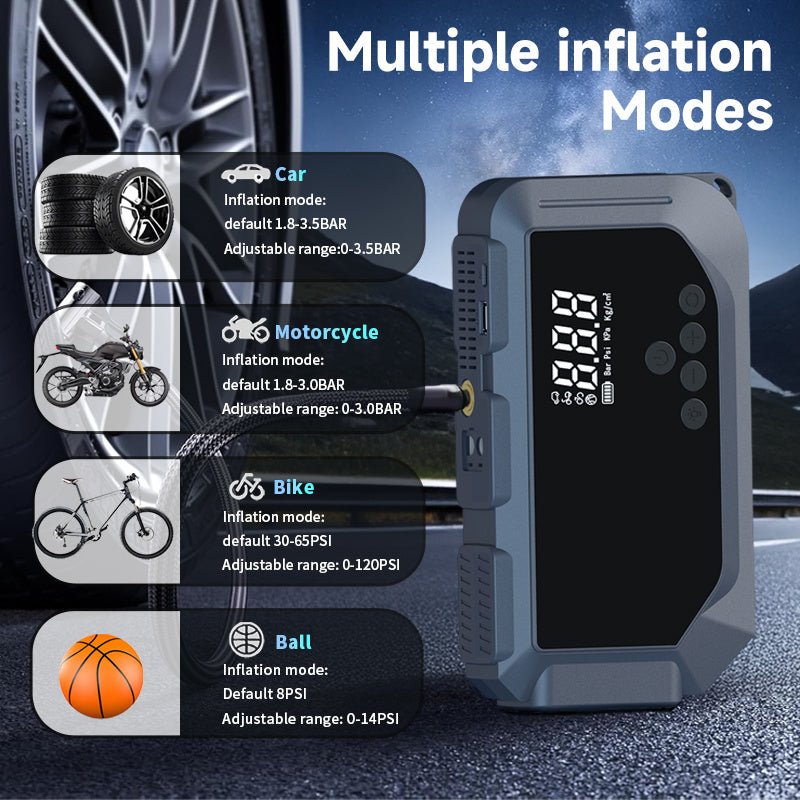 NEOVIE™ SmartStart 150 Car Battery Starter & 150PSI Digital Tire Inflator
