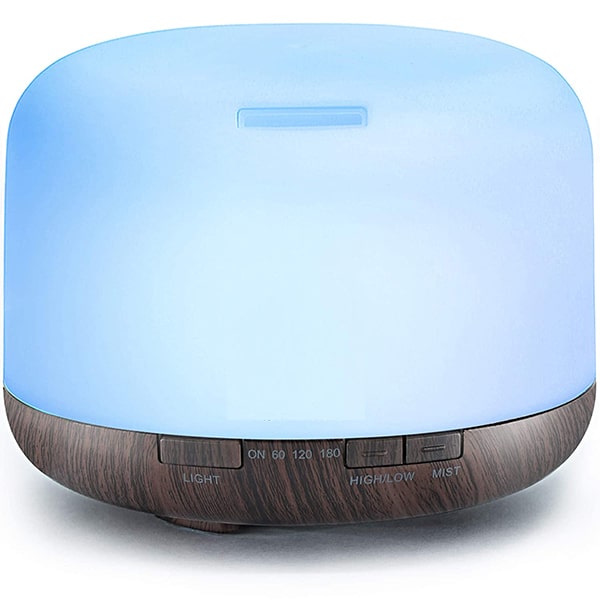 AuraMist™ Remote Controlled Essential Oil Diffuser with LED Light