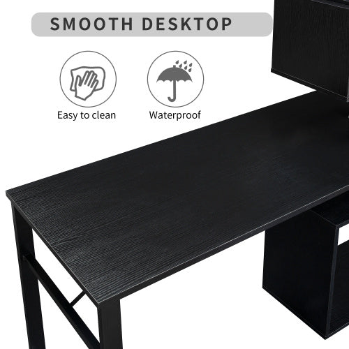 LuxeEdge™ L-Shaped Home Office Desk Space-Saving Workstation