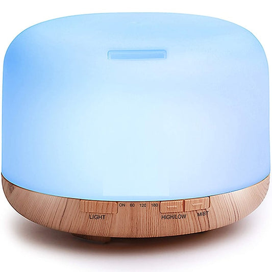 AuraMist™ Remote Controlled Essential Oil Diffuser with LED Light